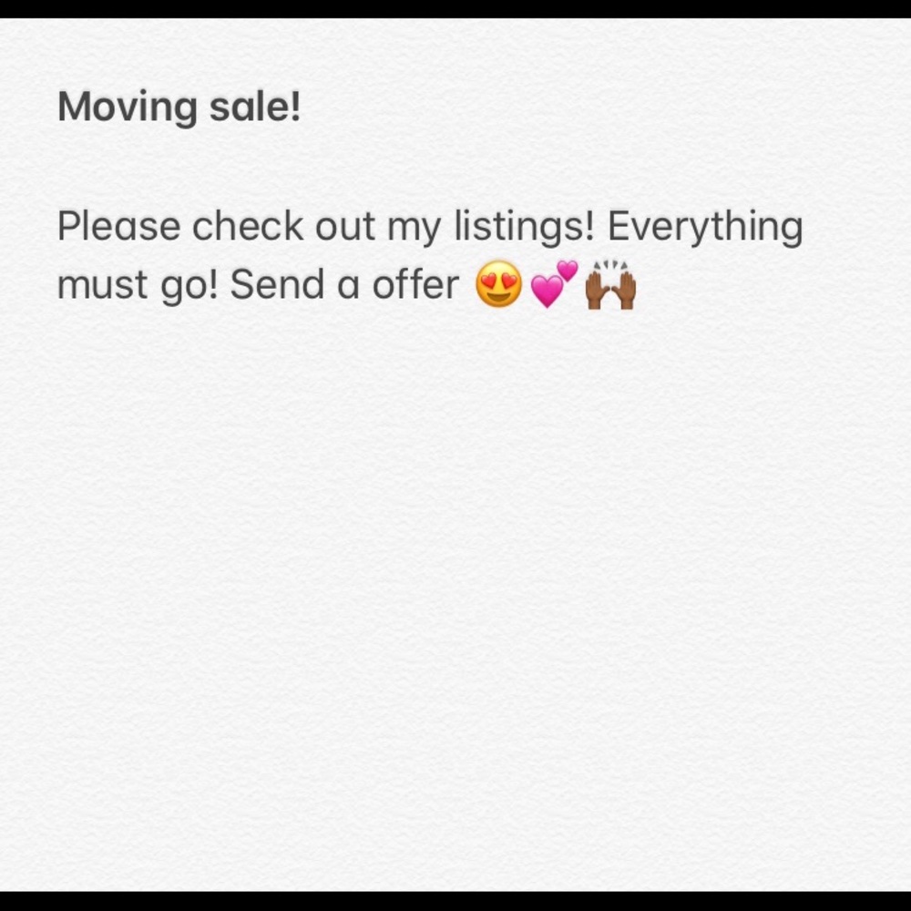 Moving Sale!